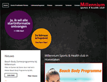 Tablet Screenshot of millenniumsports.nl